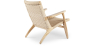 Buy Armchair Boho Bali Style Bukit in Solid Wood Natural wood 57153 at MyFaktory