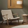 Buy Armchair Boho Bali Style Bukit in Solid Wood Natural wood 57153 at MyFaktory