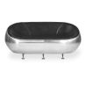 Buy Pod Aviator Design Sofa - Premium Leather Black 26722 - in the UK