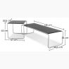 Buy Special Edition Lazo Coffee Table - Natural Wood Natural wood 16315 in the United Kingdom