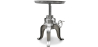 Buy Vintage Industrial silver side table - Metal Silver 51324 - in the UK