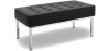 Buy Kanel Bench (2 seats) - Faux Leather Black 13213 - prices