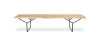 Buy Nordic Style Wooden Bench (180cm) - Lea Natural wood 14640 - prices