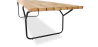 Buy Nordic Style Wooden Bench (180cm) - Lea Natural wood 14640 - in the UK