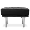 Buy City Bench (1 seat) - Faux Leather Black 15424 - in the UK
