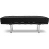 Buy City Bench (2 seats) - Faux Leather Black 13219 - in the UK