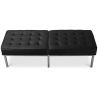 Buy Kanel Bench (3 seats) - Premium Leather Black 13217 at MyFaktory