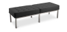 Buy Kanel Bench (3 seats) - Premium Leather Black 13217 - prices