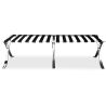 Buy City Ottoman (2 seats) -  Faux Leather Black 13225 in the United Kingdom