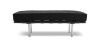Buy City Bench (2 seats) - Premium Leather Black 13220 - in the UK