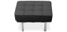 Buy City Bench (1 seat) - Premium Leather Black 15425 at MyFaktory