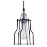 Buy Retro Ceiling Lamp - Cage Design Pendant Lamp - Jula Black 50867 - in the UK