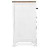 Buy Grange&Co Mango Bedside Table - Iron and Wood White 51299 home delivery