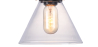 Buy Edison Small Crystal Lampshade Pendant Lamp - Carbon Steel Bronze 50874 - prices