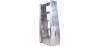 Buy Metal Shelf with Drawer - Aviator Style - 4 Shelves - Zack Metallic light grey 48356 at MyFaktory