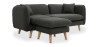 Buy Scandinavian style corner sofa - Eider Dark grey 58759 - prices