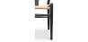 Buy Dining Chair Scandinavian Design Wooden Cord Seat - Wish Black 16432 - in the UK