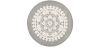 Buy Round Design Rug - Wool - Ruma Light grey 58289 - in the UK