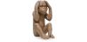 Buy Decorative Design Figure - Deaf Monkey - Sense Brown 58447 - in the UK