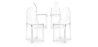 Buy X4 Dining chair Victoire Design Transparent Transparent 16459 - prices