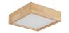 Buy Ceiling Led Lamp Scandinavian Design Wooden - Lares Natural wood 59840 - in the UK