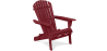 Buy Adirondack Garden Chair - Wood Cherry 59415 with a guarantee