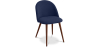 Buy Dining Chair - Upholstered in Fabric - Scandinavian Style - Bennett Dark blue 58982 with a guarantee