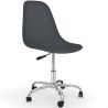 Buy Swivel office chair with casters - Brielle Dark grey 59863 - prices