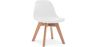 Buy Cushioned High Back Kids' Chair White 59872 - in the UK