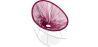 Buy Acapulco Rocking Chair - White legs - New edition Purple 59902 in the United Kingdom