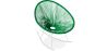 Buy Acapulco Rocking Chair - White legs - New edition Green 59902 at MyFaktory