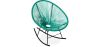 Buy Acapulco Rocking Chair - Black legs - New edition Pastel green 59901 in the United Kingdom