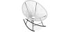 Buy Acapulco Rocking Chair - Black legs - New edition White 59901 with a guarantee