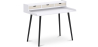 Buy Desk Table Wooden Design Scandinavian Style - Amund Natural Wood / White 59983 - in the UK