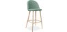 Buy Fabric Upholstered Stool - Scandinavian Design - 76cm - Bennett Pastel blue 59356 with a guarantee