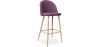 Buy Fabric Upholstered Stool - Scandinavian Design - 76cm - Bennett Purple 59356 - in the UK