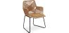 Buy Garden Dining Chair Design Boho Bali Rattan Synthetic - Zane Black 60015 - in the UK