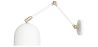 Buy Adjustable wall lamp, scandinavian style  - Lena White 60024 - prices