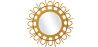 Buy Wall Mirror - Boho Bali Round Design (60 cm) - Uli Natural wood 60053 - in the UK