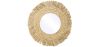 Buy Wall Mirror - Boho Bali Round Design (60 cm) - Paui Natural wood 60061 - in the UK