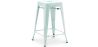 Buy Bar Stool Bistrot Metalix Industrial Design Metal - 60 cm - New Edition Light blue 60122 - in the UK