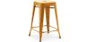 Buy Bar Stool Bistrot Metalix Industrial Design Metal - 60 cm - New Edition Gold 60122 at MyFaktory