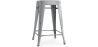 Buy Bar Stool Bistrot Metalix Industrial Design Metal - 60 cm - New Edition Light grey 60122 home delivery