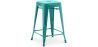 Buy Bar Stool Bistrot Metalix Industrial Design Metal - 60 cm - New Edition Pastel green 60122 - prices