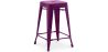 Buy Bar Stool Bistrot Metalix Industrial Design Metal - 60 cm - New Edition Purple 60122 at MyFaktory