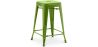 Buy Bar Stool Bistrot Metalix Industrial Design Metal - 60 cm - New Edition Light green 60122 - prices