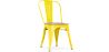 Buy Dining Chair Bistrot Metalix Industrial Metal and Light Wood - New Edition Yellow 60123 at MyFaktory