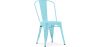 Buy Dining chair Bistrot Metalix industrial Metal - New Edition Aquamarine 60136 home delivery
