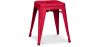 Buy Industrial Design Stool - 45cm - New Edition - Metalix Red 60139 in the United Kingdom