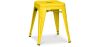 Buy Industrial Design Stool - 45cm - New Edition - Metalix Yellow 60139 home delivery